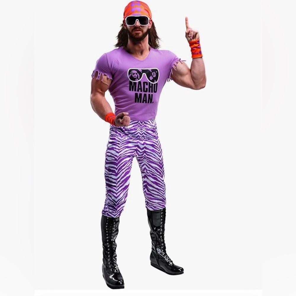 WWE Macho Man Savage Halloween Costume- Men’s size Medium